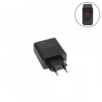 Treqa Φορτιστής με Θύρα USB-C και Καλώδιο USB-C 35W Μαύρος (CH-639)