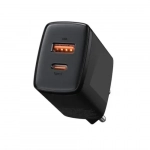 Treqa Φορτιστής με Θύρα USB-C και Καλώδιο USB-C 35W Μαύρος (CH-639)