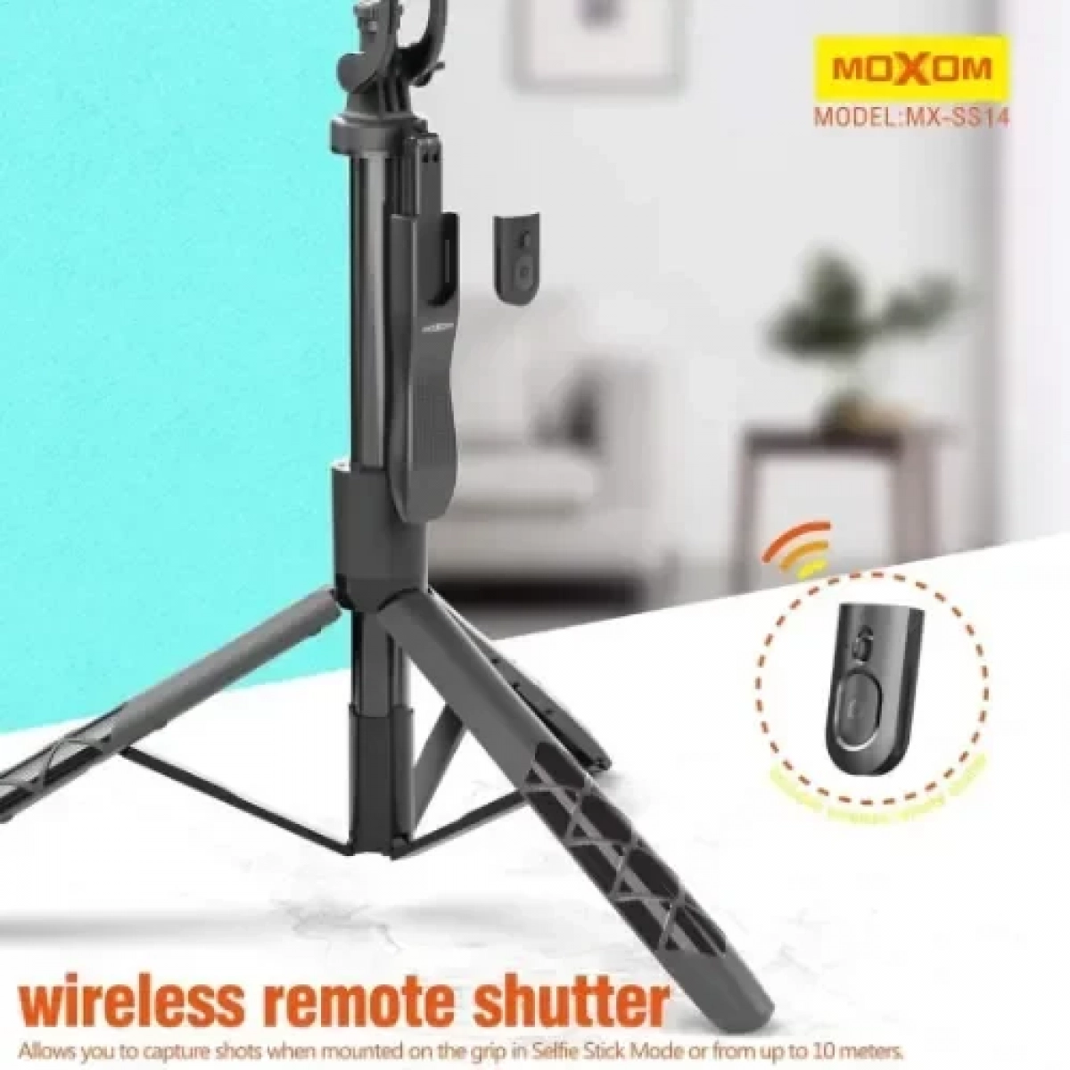 Πολυλειτουργικό Τρίποδο Selfie Stick Moxom MX-SS14