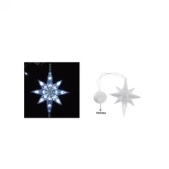 Χριστουγεννιάτικο Φωτιστικό LED Μπαταρίας Άστρο Ψυχρό Λευκό Arrango AN48472