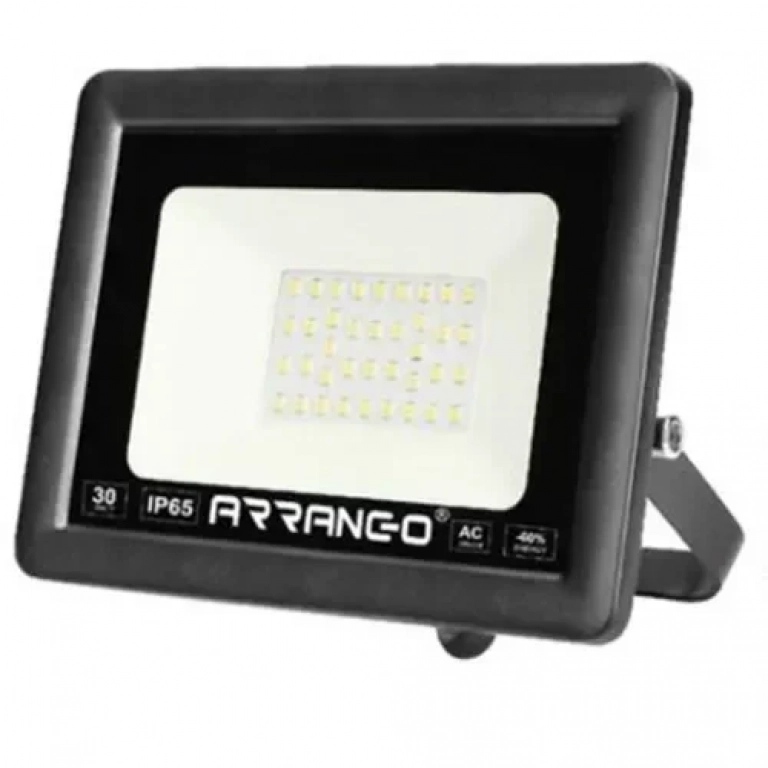 Arrango Ηλιακός Προβολέας LED 30W 6500K AT79285