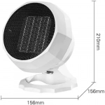 Κεραμικό Αερόθερμο Δαπέδου 1800W Λευκό WG-089 - Image 3