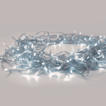 50 Χριστουγεννιάτικα Λαμπάκια LED Αδιάβροχα IP44 Ψυχρό Λευκό 5Μ σε Σειρά με Λευκό Καλώδιο Arrango AN57468