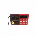 Επαναφορτιζόμενο ραδιόφωνο με USB JOC H011UR κόκκινο