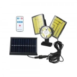 Ηλιακός Προβολέας LED με Πάνελ 25W με Αισθητήρα Κίνησης και Τηλεχειριστήριο ARRANGO AT48859
