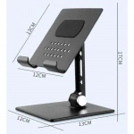 Universal επιτραπέζια βάση tablet και φορητού υπολογιστή Μαύρη A810