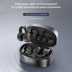 Ασύρματα Ακουστικά Αδιάβροχα με κλιπ Bone Conduction & Noise Cancellation Bluetooth 5.3 K24 σε Μαύρο Χρώμα