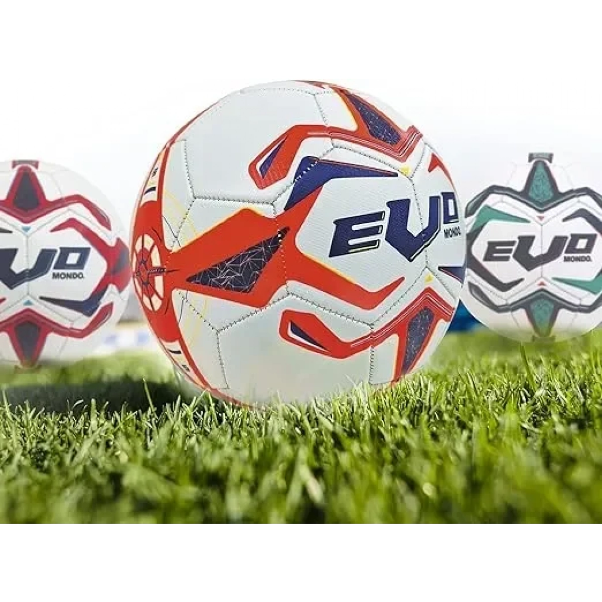 Παιδική Μπάλα Ποδοσφαίρου EVO (size 5) 350 γρ ΛΕΥΚΟ-ΠΟΡΤΟΚΑΛΙ