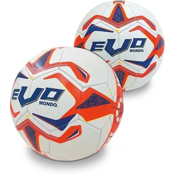 Παιδική Μπάλα Ποδοσφαίρου EVO (size 5) 350 γρ ΛΕΥΚΟ-ΠΟΡΤΟΚΑΛΙ