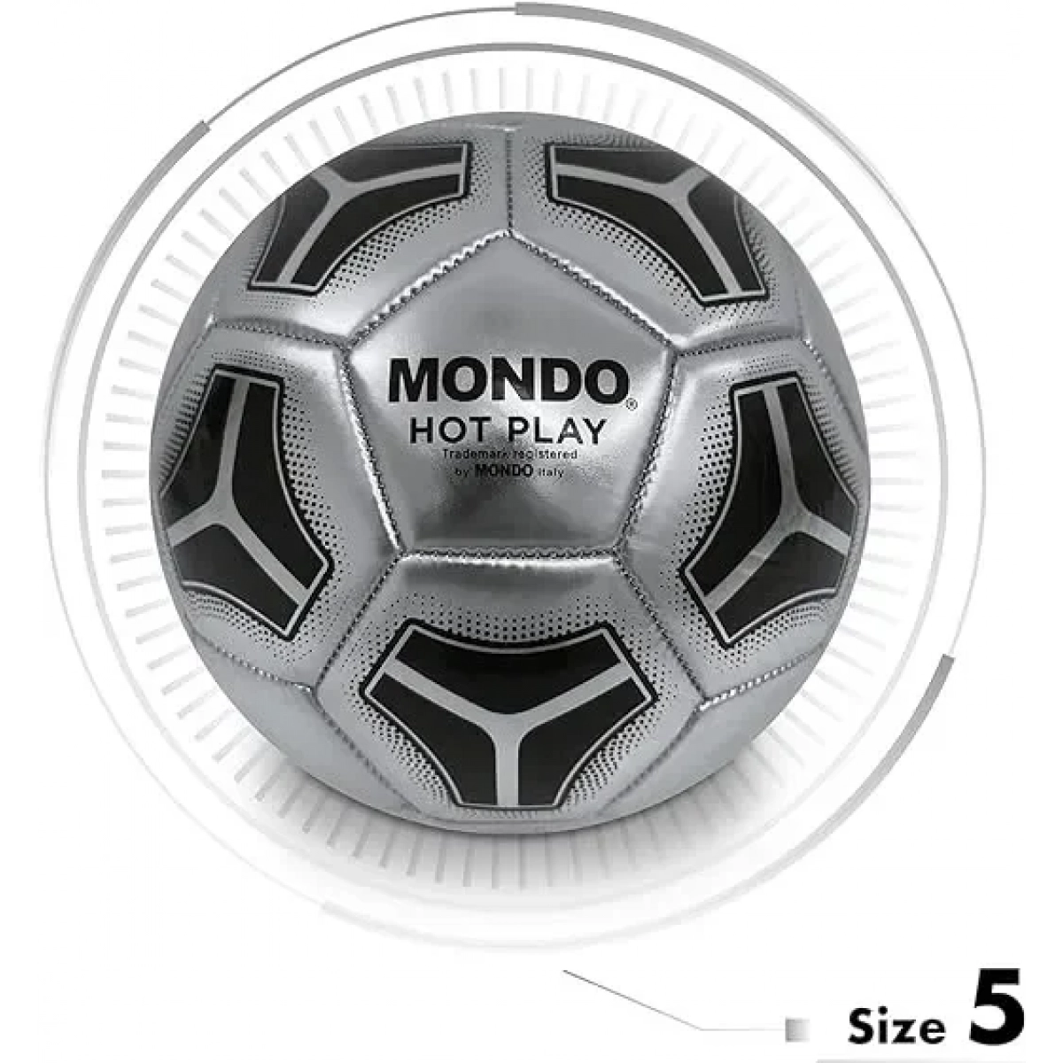Παιδική Μπάλα Ποδοσφαίρου HOT PLAY (Size 5) 400g σε Ασημί Χρώμα
