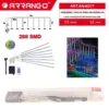 Ηλιακό Φωτιστικό Μετεωρίτες RGB 288 SMD Arrango AN48377