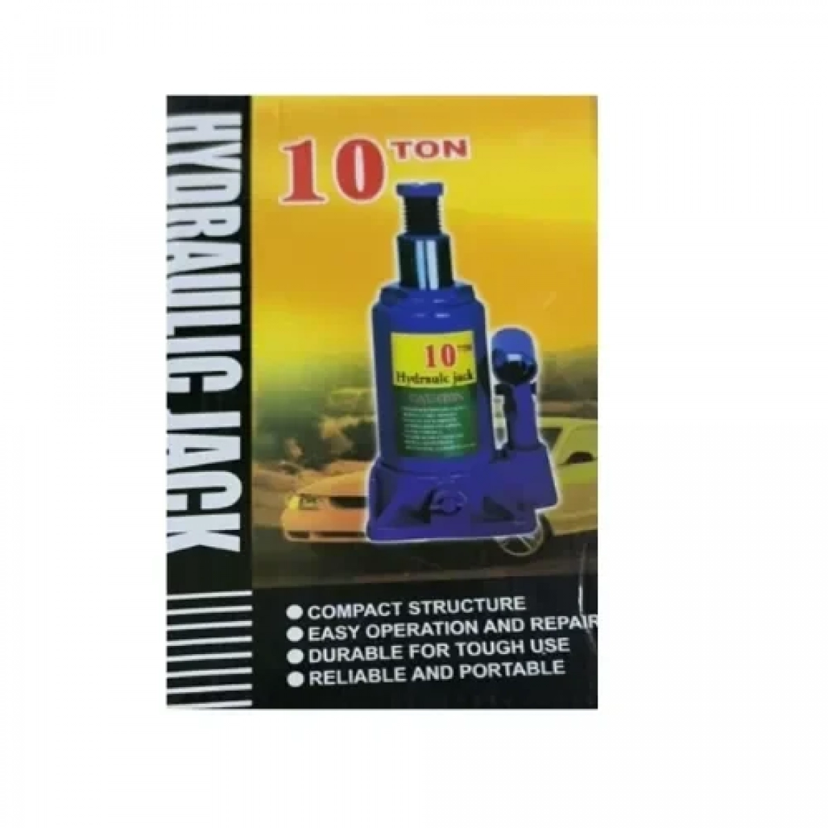 Υδραυλικός Γρύλος Ανύψωσης 10 Τόνων – Hydraulic Jack Ανυψωτής Αυτοκινήτου σε Μπλε Χρώμα