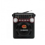 Αναλογικό Ρετρό Ραδιόφωνο PuXing PX-295BTS Μαύρο-Κόκκινο