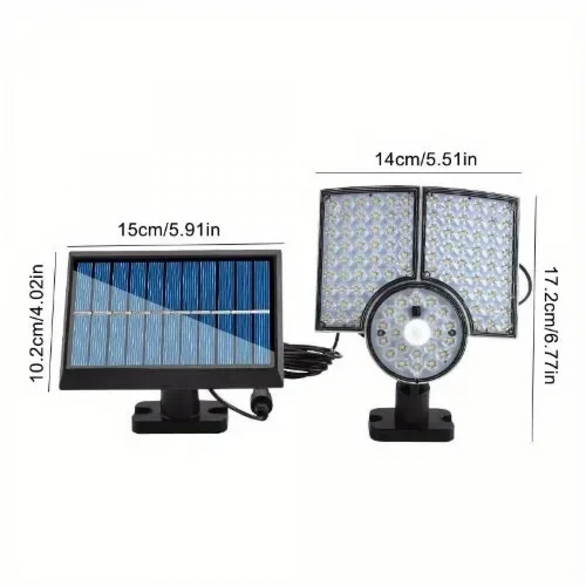 Ηλιακός Προβολέας LED με Πάνελ 25W με Αισθητήρα Κίνησης και Τηλεχειριστήριο ARRANGO AT48858