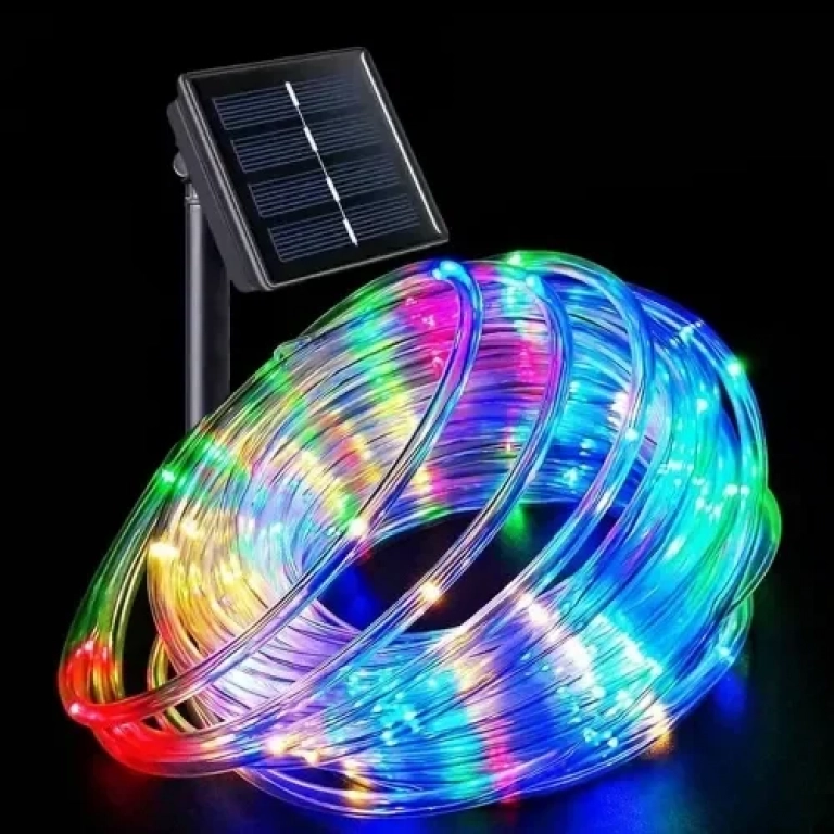 Ηλιακός Μίνι Φωτοσωλήνας 100LED RGB 10m AN48407 ARRANGO