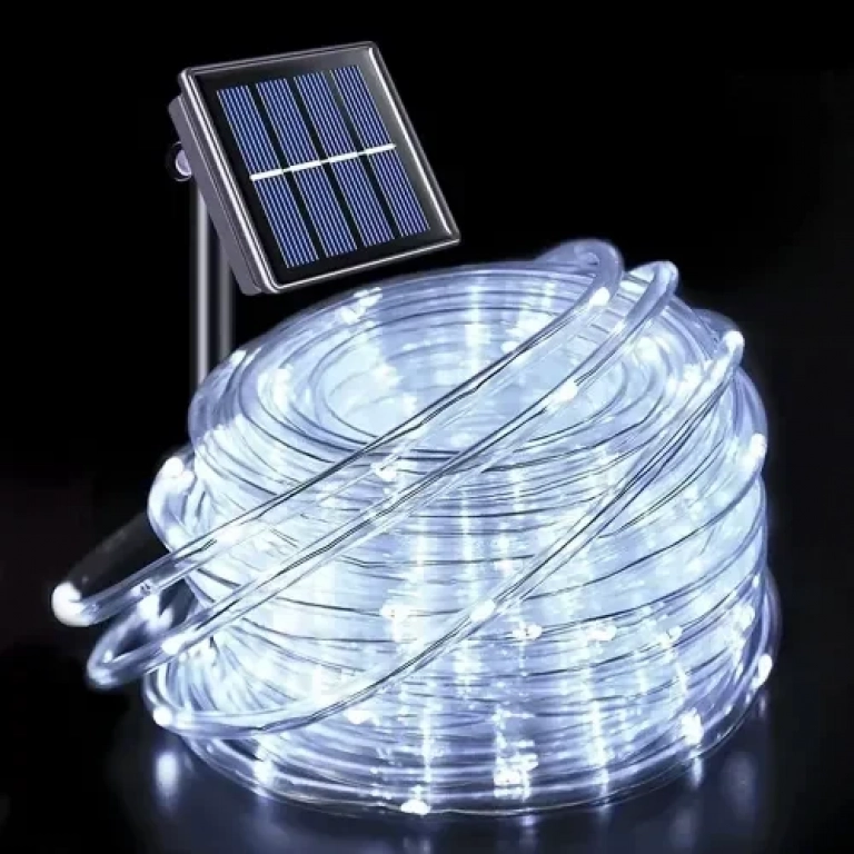 Ηλιακός Μίνι Φωτοσωλήνας 50LED Ψυχρό Λευκό 7m AN48402 ARRANGO