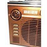 Ραδιόφωνο με Ηλιακό Πάνελ Meier M-538BT-S σε Καφέ Χρώμα