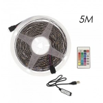 Αδιάβροχη LED ταινία USB 5V 5m με τηλεχειριστήριο RGB IP65 RZ-0003