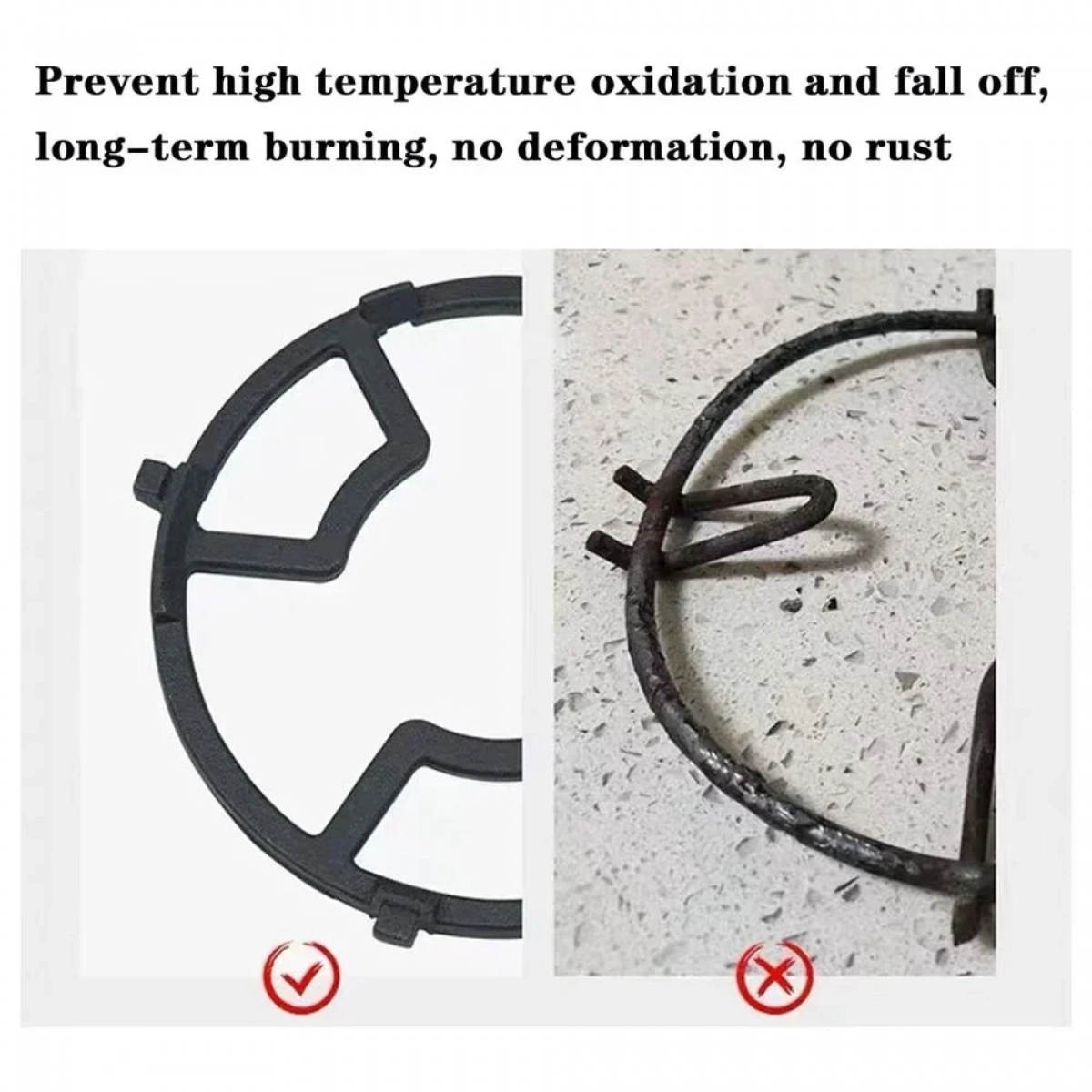 Ανταλλακτική σχάρα εστίας σιδερένια Anti Skid Stove Rack