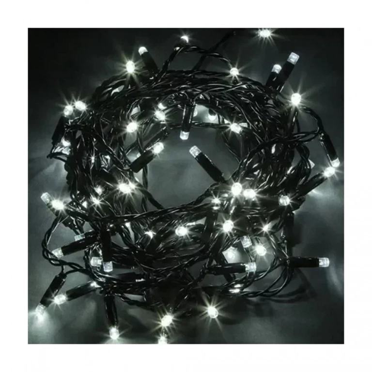 Χριστουγεννιάτικα Λαμπάκια 1500LED Ψυχρό Λευκό 78m IP44 με Πράσινο Καλώδιο και Πρόγραμμα AN57318 ARRANGO