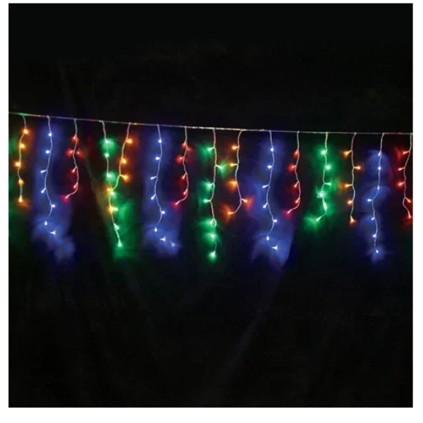 Χριστουγεννιάτικα Λαμπάκια Κουρτίνα 240LED με 8 Προγράμματα RGB IP44 AN79463 ARRANGO