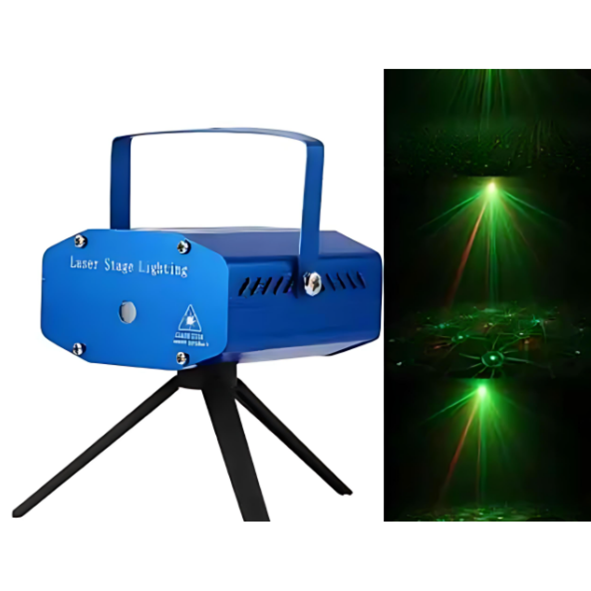 Χριστουγεννιάτικος προβολέας Laser LED ρεύματος με τρίποδο εσωτερικού χώρου πράσινο – κόκκινο - Image 2