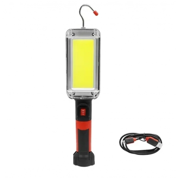 Επαναφορτιζόμενος φακός συνεργείου LED COB 700LM 20W με 2 λειτουργίες και μαγνήτη – γάντζο – μανταλάκι ZJ-8859-B
