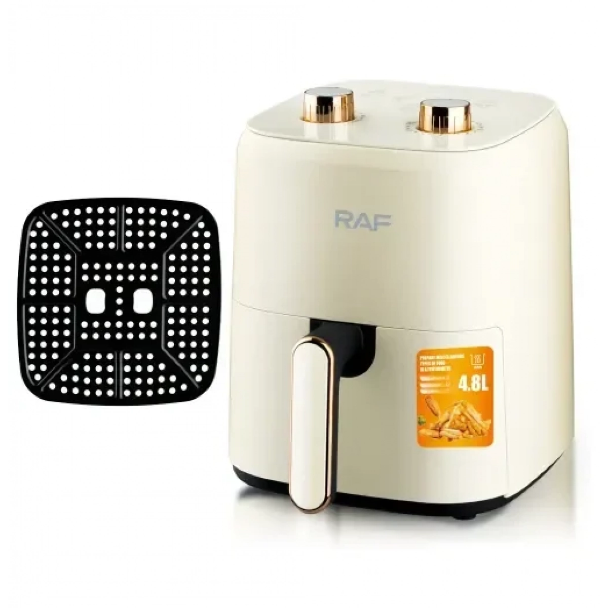 Φριτέζα αέρος με χωρητικότητα 4.8L Air fryer R.5237 RAF λευκό - Image 3