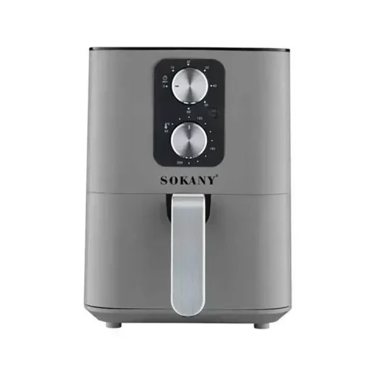 Φριτέζα αέρος με χωρητικότητα 5.5L Air fryer 1400W Sokany SK-ZG-8044 γκρι