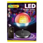 Ηχείο bluetooth με περιστρεφόμενα φώτα LED ντίσκο Q-TL80 Andowl