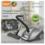 Ηλεκτρική σκούπα με σακούλα κάνιστρο 220V ABS 2800W RAF R.8670 γκρι