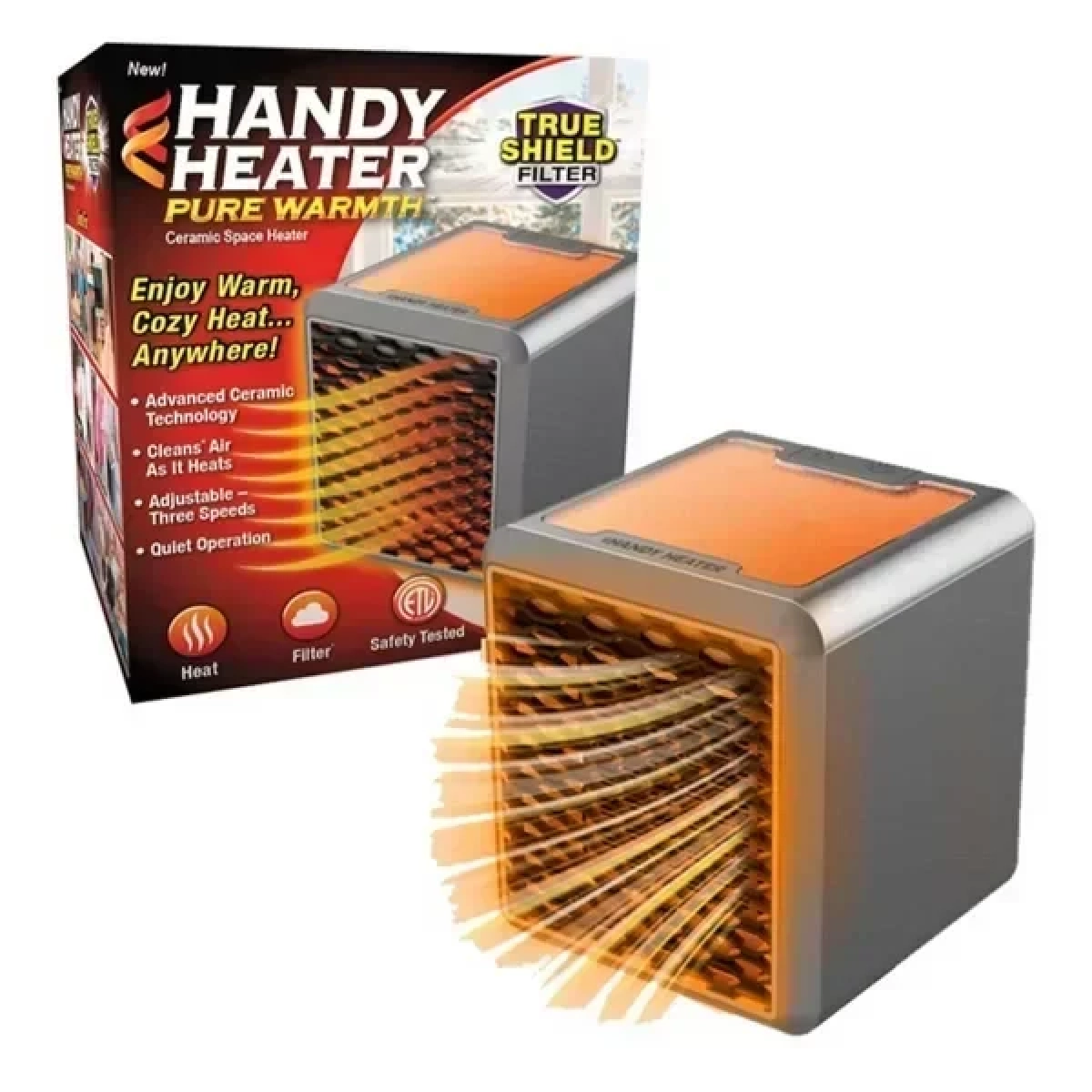 Ηλεκτρικό αερόθερμο δαπέδου 1500W - Handy Heater