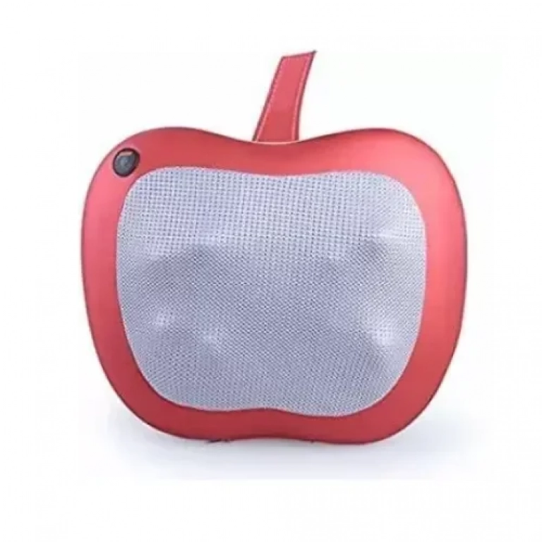 Ηλεκτρικό μαξιλάρι μασάζ για το σπίτι & το αυτοκίνητο Car & Home Intelligent Massage Cushion κόκκινο