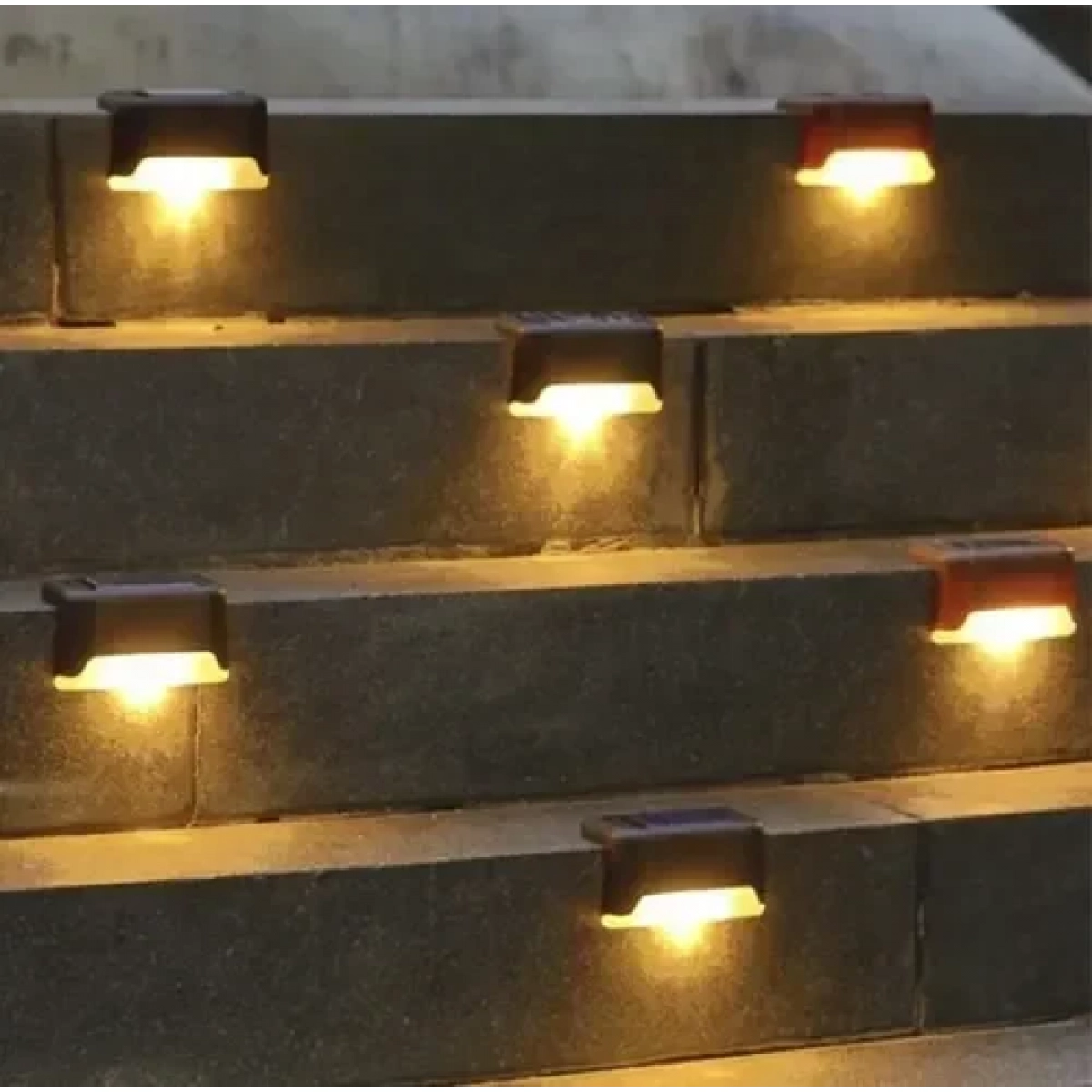 Ηλιακό γωνιακό φωτιστικό με 1 LED IP65 σε θερμό λευκό φωτισμό - Image 2