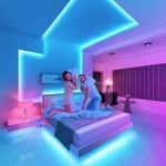 Αδιάβροχη Ταινία LED Τροφοδοσίας 12V RGB Μήκους 2x5m Σετ με Τηλεχειριστήριο και Τροφοδοτικό Τύπου SMD5050