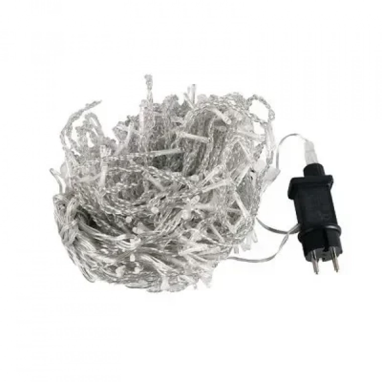 Χριστουγεννιάτικα Λαμπάκια Κουρτίνα με 480LED Αδιάβροχο IP44, Ψυχρό Λευκό Led Φωτισμό και 8 Προγράμματα AN57371