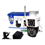 IP διπλή κάμερα παρακολούθησης Wi-Fi 1080p IP66 αδιάβροχη με φακό 3.6mm Jortan JT-8293 λευκή-μαύρη - Image 2