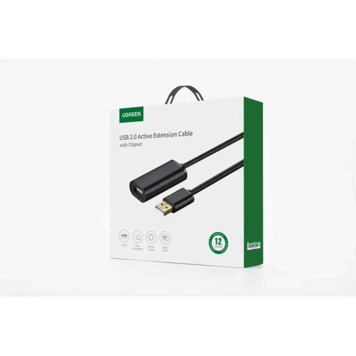 Καλώδιο USB Repeater 5m UGREEN US121 Μαύρο 10319
