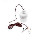 Λάμπα εργασίας LED Ε27 10W 12V 14SMD 6500K 800LM με κροκοδειλάκια OEM