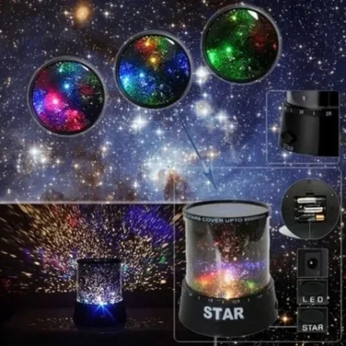 Λάμπα νυκτός LED πλανητάριο Star Master - Image 4