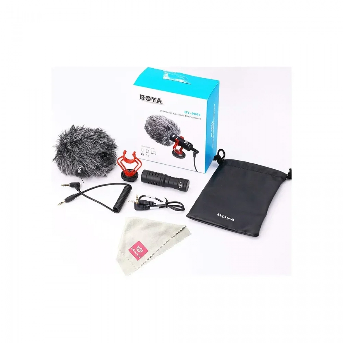 Μικρόφωνο 3.5mm με τοποθέτηση Mounted Clip On για κάμερα Boya BY-MM1