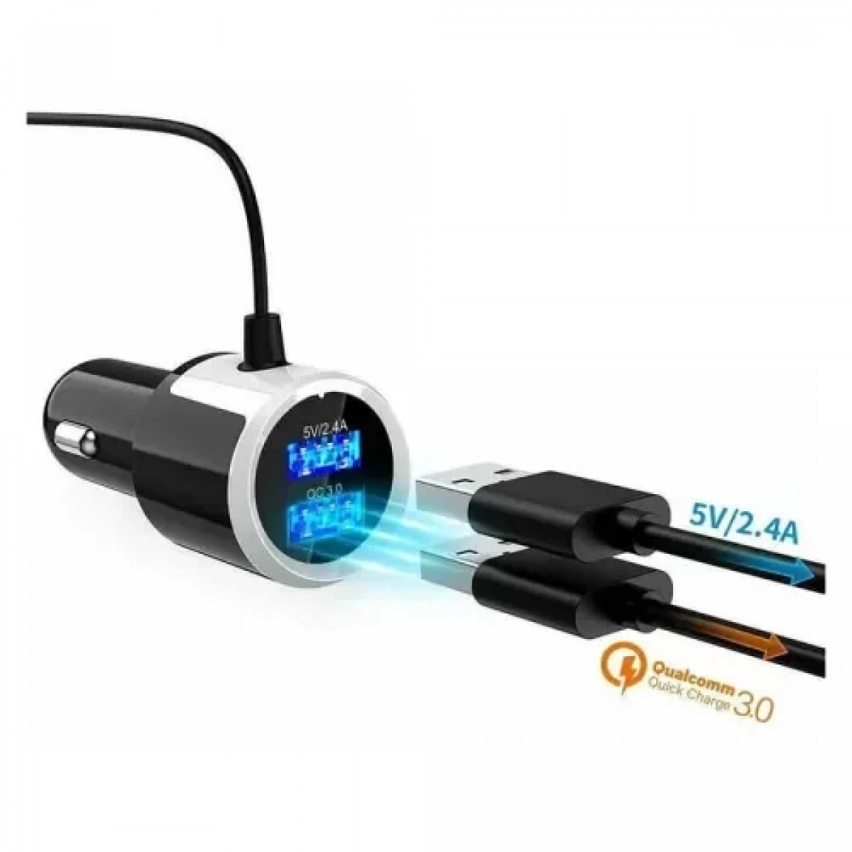 Πομπός αυτοκινήτου FM Transmitter Bluetooth 5.0+EDR με θύρα ταχείας φόρτισης QC3.0 – BC49BQ - Image 3