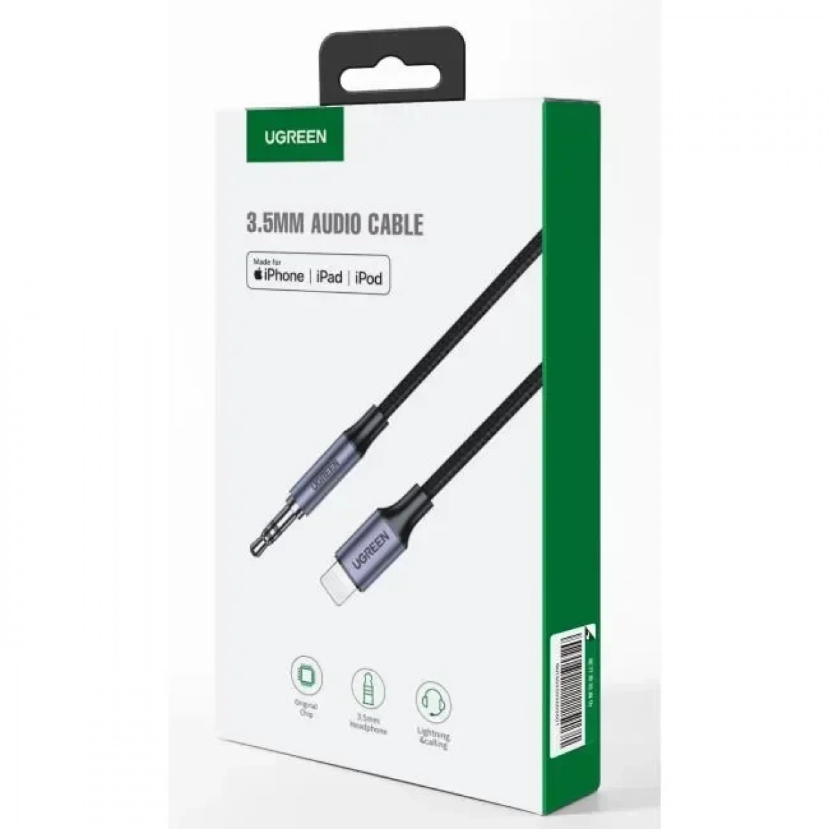 Προσαρμογέας i6 MFI σε 3,5/M UGREEN US315 Black 1m 70509