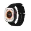 Smartwatch με παλμογράφο & ένδειξη μηνυμάτων με Bluetooth T800 Ultra μαύρο