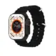 Smartwatch με παλμογράφο & ένδειξη μηνυμάτων με Bluetooth T800 Ultra μαύρο