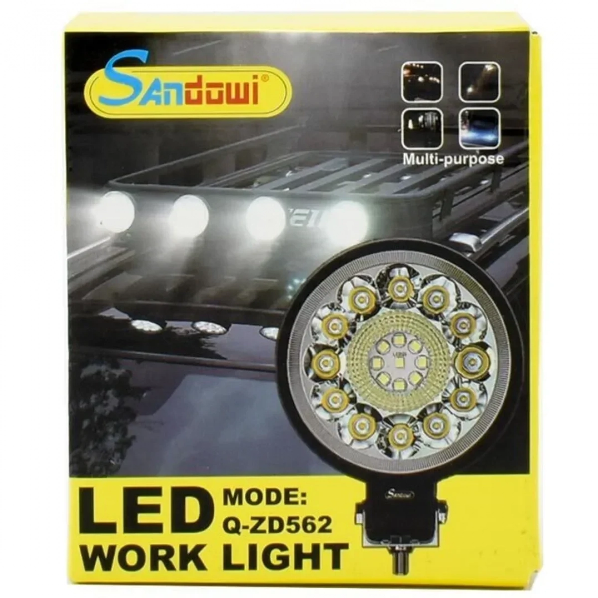 LED Προβολάκι 12V Λευκού Φωτισμού Αδιάβροχο Andowl Q-ZD562 – Μαύρο