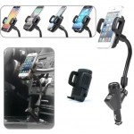 Βάση κινητού αυτοκινήτου με φορτιστή 2 σε 1 Car Charger Holder - Image 4