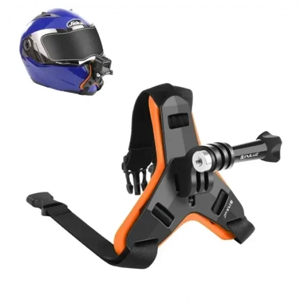 Βάση στήριξης Action Camera κράνους Puluz μπροστινός ιμάντας/ PU579L Universal