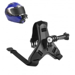 Βάση στήριξης Action Camera κράνους Puluz μπροστινός ιμάντας/ PU579L Universal μαύρη