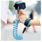 Βραχιόλι καρπού ασφαλείας με σπιράλ Anti-Lost Strap μπλε